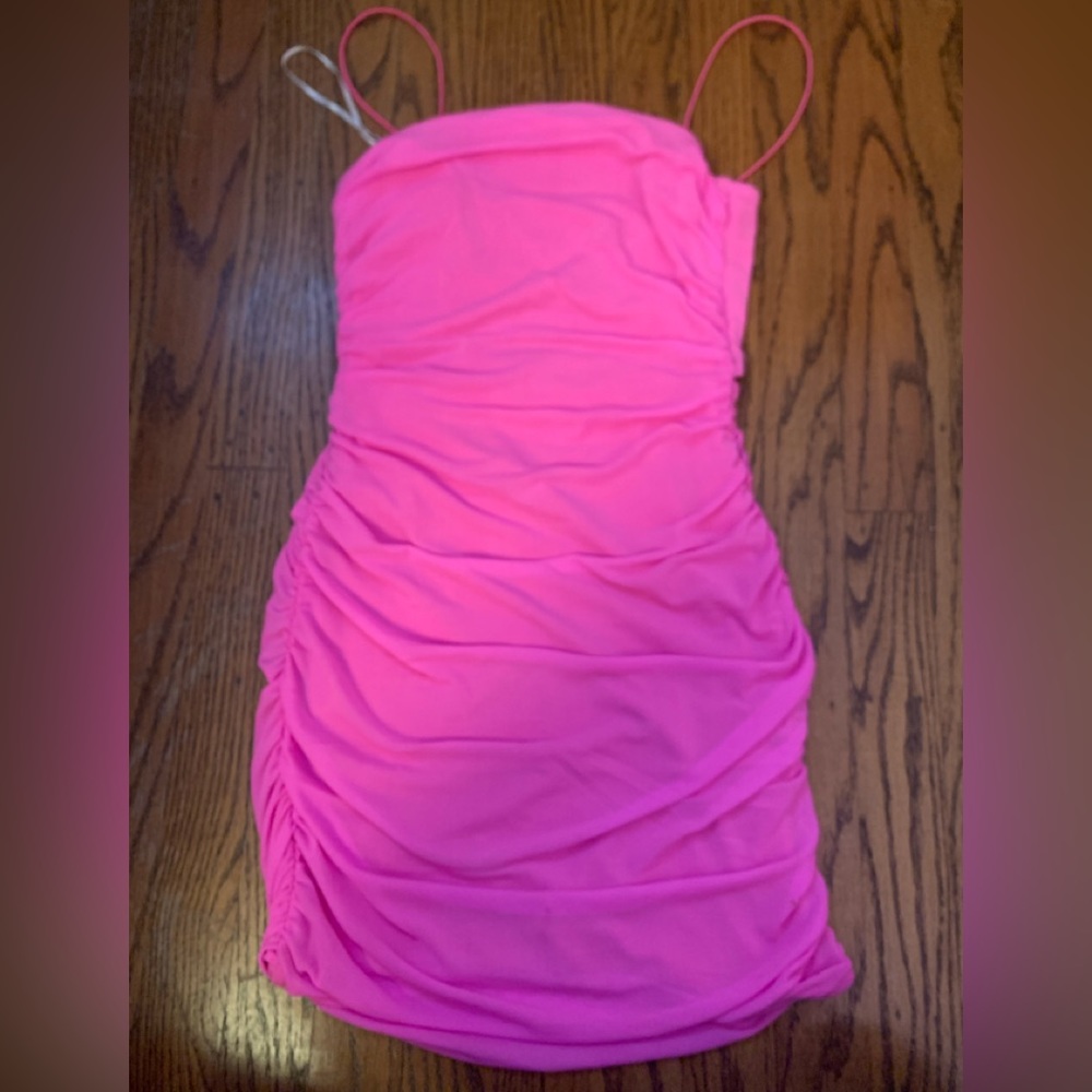 Pink princess polly bodycon HOLLOWAY WISHES MINI DRESS PINK